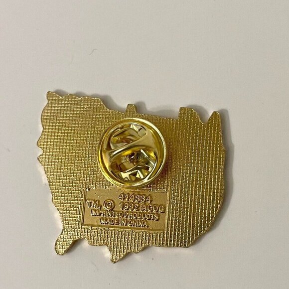 Vtg Atlanta Olympics Game 1996 Pin Team USA America Flag Pin - Picture 3 of 7